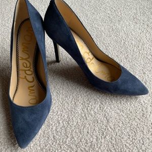 Sam Edelman navy suede pumps, size 7. Excellent used condition!
